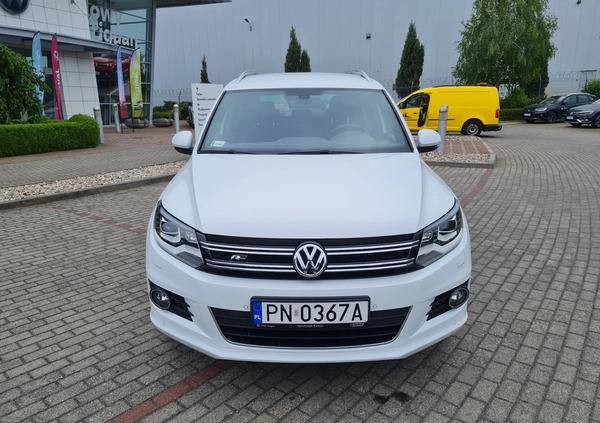 Volkswagen Tiguan cena 74999 przebieg: 128000, rok produkcji 2014 z Dobrodzień małe 37